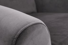 Fotoliu recliner Agustin 2 velvet gri H107 cm