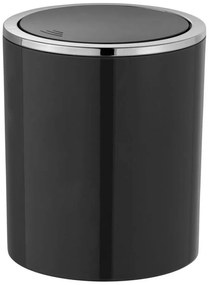 Coș de gunoi Swing, Negru, 2L, WENKO