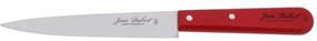 Set tocator si cutit pentru decojit Les Couteaux, Jean Dubost, 39x23 cm, inox/lemn de fag, rosu