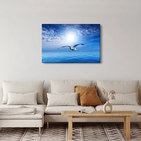Tablou - Pescărușul peste mare (90x60 cm)