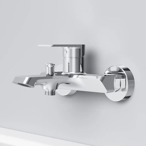 Baterie cada-dus AM.PM Flash monocomanda finisaj crom lucios