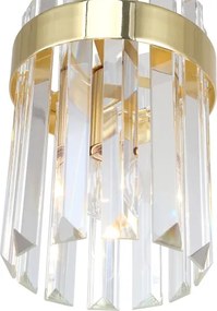 Lustră pe cablu VETRO 1xE14/10W/230V aurie