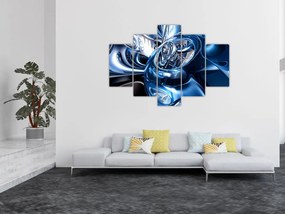 Tablou cu abstracție - cercuri (150x105 cm)