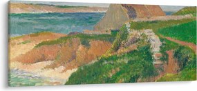Tablou - Henri Moret, The Island of Raguenez, Brittany, reproducere (120x50 cm)