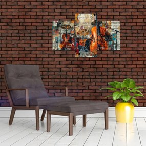 Tablou - Instrumente muzicale (90x60 cm)