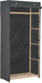 vidaXL Șifonier, gri, 79 x 40 x 170 cm, material textil