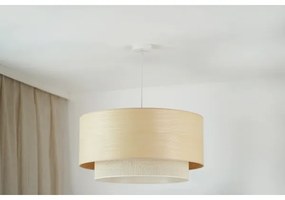 Brilagi - Lustr ARIZONA BOHO 1xE27/15W/230V pr. 60 cm bej/alb