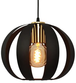 Lustră pe cablu NEWTON 3xE27/15W/230V neagră