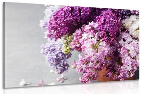 Tablou liliac în nuanțe de roz