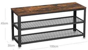 Pantofar DAVOR maro/negru