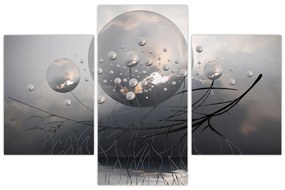 Tabloul bilelor abstracte (90x60 cm)