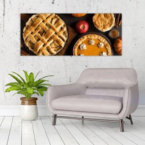 Tablou - Plăcintă de dovleac (120x50 cm)