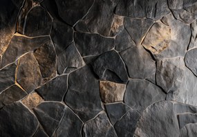 Fototapet - Perete de piatră (147x102 cm)