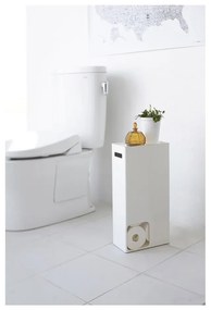 Recipient role hârtie de toaletă YAMAZAKI Rin Stocker, alb