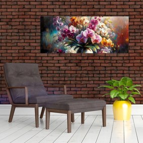 Tablou - Vas de flori II. (120x50 cm)