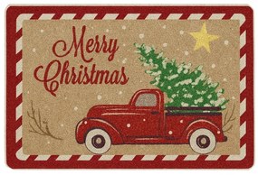 Pres de Craciun HOLIDAY RIDE 60x90 cm, rosie