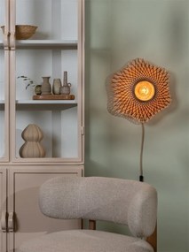 Aplica de perete Eco, Bambus, Madura natural/maro, S