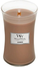 Lumânare parfumată vază mare WoodWick Cashmere,609 g