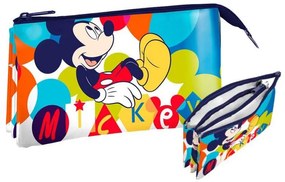 Disney Mickey neseser pentru copii, penar 3 compartimente