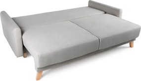 Canapea extensibilă Bonami Selection Pop, gri deschis