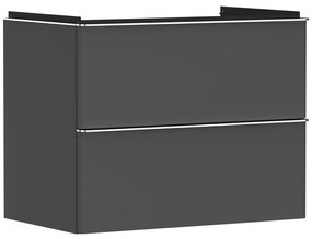 Hansgrohe Xelu Q dulap 78x49.5x60.5 cm sub chiuveta pe perete gri-crom 54028000