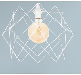 Lustră pe cablu GALL 1xE27/60W/230V alb