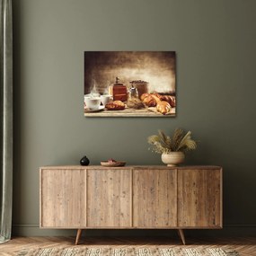 Tablou - Cafea și mic dejun (70x50 cm)