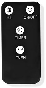 Element de încălzire de exterior Nedis HTPA21BKW SmartLife 600/1200W/230V Wi-Fi Tuya IP24