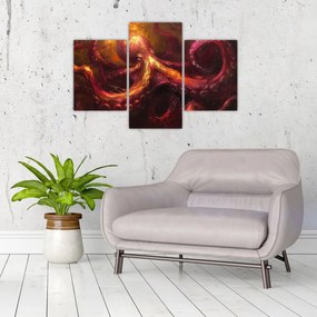 Tablou - Octopus, pictură în ulei (90x60 cm)