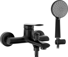 Baterie cada - dus Rea Buzz negru cu set de dus