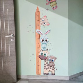 INSPIO Metru pentru copii 150 cm cu animale CUTE 2