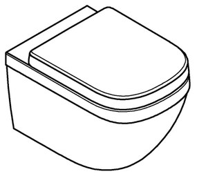 GROHE 39554000 - Vas WC suspendat EURO CERAMIC 540 × 374 mm ceramică/albă