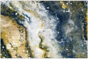 Tablou - Abstract auriu (90x60 cm)