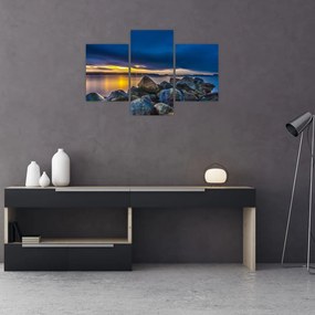 Tablou - Nori de furtună deasupra apei (90x60 cm)