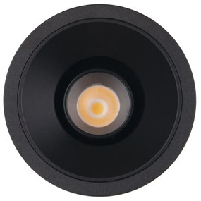 Spot LED incastrabil GALEXO H0106 negru cu inel negru