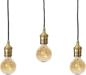 Lustra cu 5 pendule din alama personalizabila Vesta