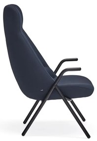 Fotoliu Teulat Dins, înălțime 114 cm, albastru închis