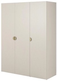 Dulap de haine Moonie VI (gri bej + alb). 1099616
