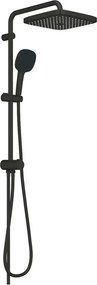 Coloana de dus negru mat Grohe Tempesta Cosmopolitan 250 Cube fara baterie