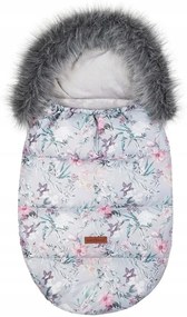 ShopJK SAC DE IARNĂ PENTRU CĂRUCIOR - LAVENDER GARDEN - 016541