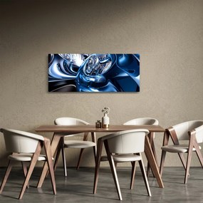 Tablou cu abstracție - cercuri (120x50 cm)