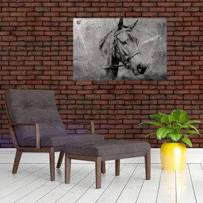 Tablou - Portret de cal (90x60 cm)
