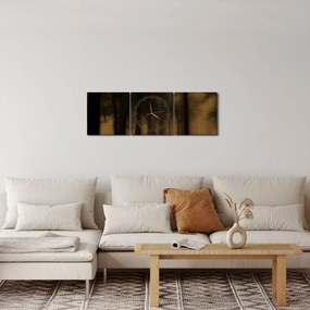 Tablou - Pădurea întunecată (cu ceas) (90x30 cm)