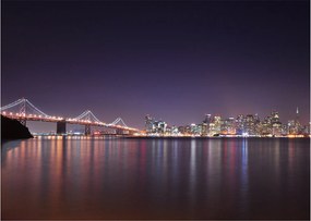 Tablou pe sticlă cu privirea spre San Francisco, California (70x50 cm)