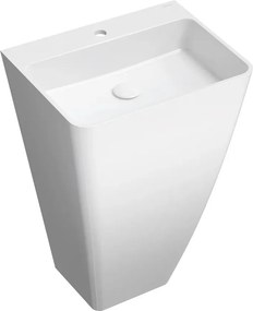 Lavoar freestanding Omnires Parma M+ dreptunghiular alb  55 cm