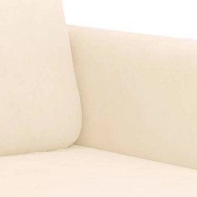 Canapea de o persoana, crem, 60 cm, catifea Crem, 78 x 77 x 80 cm