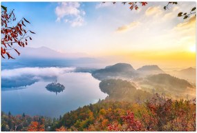 Tablou - Lacul Bled (90x60 cm)