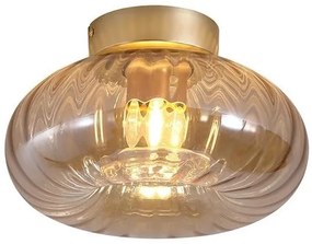 Plafoniera metal auriu sticla chihlimbar Celestial