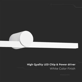 Aplica LED pentru oglindă de baie LED/10W/230V 3000K IP65 alb