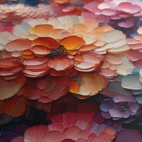 Tablou 5-piese explozie de culori florale